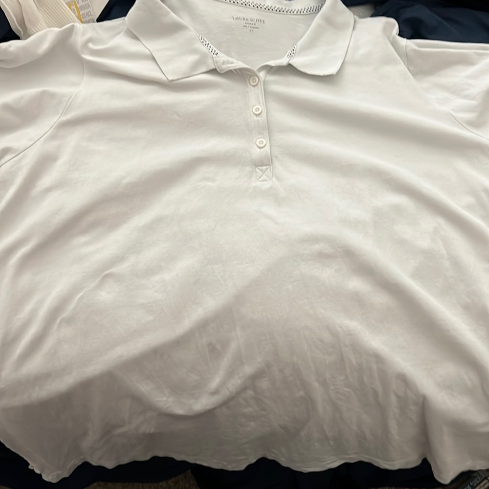 Womens white polo